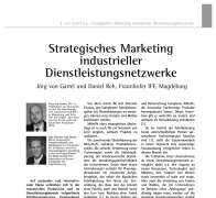 Strategisches Marketing industrieller Dienstleistungsnetzwerke